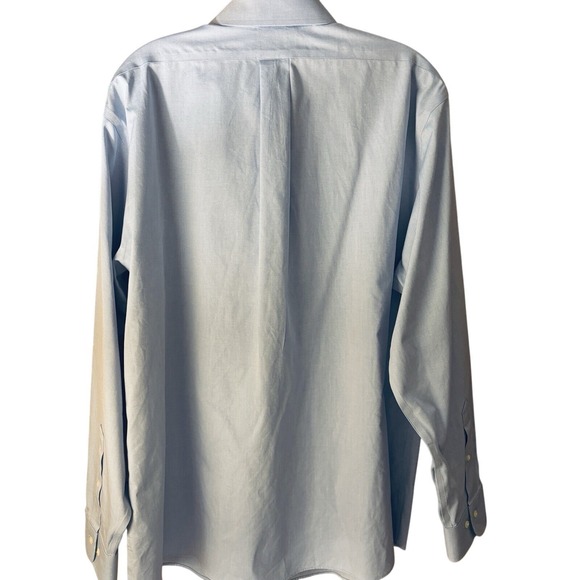 Brooks Brothers 1818 Regent Fit Mens XL Light Blue Non-Iron Dress Shirt - Picture 5 of 8